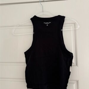 Abercrombie Black Crop Top